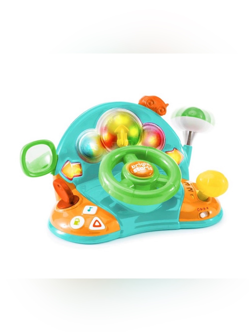 Bright Starts Lights & Colors Driver Steering Wheel Baby Toy